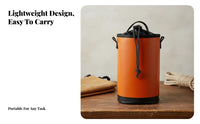 Drawstring Tool Bucket 5L Capacity PVC Utility Pouch Wear-Resistant Heavy Duty Tool Pouch for Technicians, Arborists, Outdoor