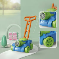 1 Piece Push-and-go Bubble Machine Bubble Mower Bubble Machine Toy Bubble Blower Easy-to-steer Handle Non-toxic Material Suitable for Active Play Family Gathering