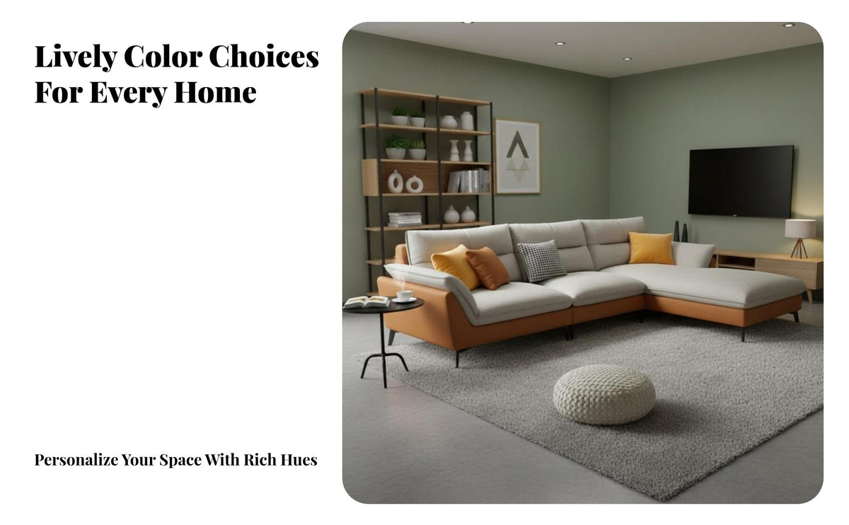 sectional Fabric Sofa Nordic Design sectional Chaise Sofa sturdy Wood Frame Living Room Furniture for Apartment Dwellers, Homeowners