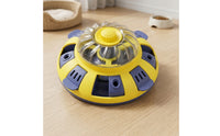 Mental-Stimulating Slow Feeder Puzzle Boredom-Relief Dog Puzzle Toy Indoor Slow Feeder with Clear Chamber Long-Lasting for Dogs