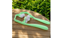 Handheld Neck Massager with Rollers Lightweight Neck Roller Massager Soft Gentle for Home
