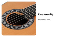 5 Pieces Classical Guitar Soundhole Decal Long-Lasting Self Rosette