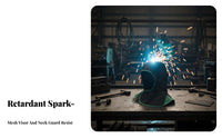 Dust-Proof Welder Safety Shawl Hood Long-Lasting Metalworking Shawl Cap Lightweight for Metalworkers, Fabricators