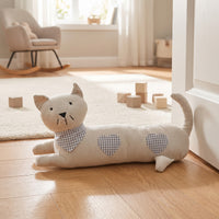 Cat Door Stopper Noise-Blocking Cushioned Door Stopper Dustproof Air Barrier for Nursery, Living Room
