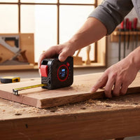Multi-Function Digital Tape Measure Electronic Digital Tape Measure with LCD Display Handheld Laser Measuring Tool Portable for Carpentry