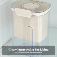 Greek Yogurt Strainer Food Grade Materials Yogurt Press Strainer Thick and Creamy Results Whey Filtering Container for Home Cooks, Breakfast Making