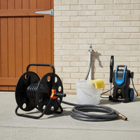 Lightweight Hose Reel Weather-Resistant Manual Crank Water Pipe Winder Detachable for Gardeners, Car Washers, Yard, Patio