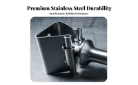 Stainless Steel Door Stop Stainless Steel Door Stopper Rustproof for DIY Enthusiasts, Yachts, Travel Trailer, Motorhomes