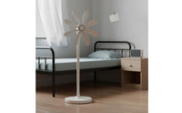 Grille-Less Floor Fan Quiet Function Transformable Pedestal Fan Air Circulator Energy Saving Home Appliance for Students