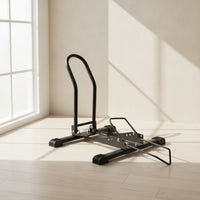 Floor-Mounted Cycle Parking Stand Adjustable Bike Parking Stand Slim Cycle Storage Rack Scratchunobstructed for Cyclists, Garage