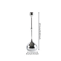 Modern Droplet Candle Holder Silver-Tone Teardrop Candlestick Sculptural Minimalist Candle Holder Sleek for Dining Table, Centerpiece, Entryway, Mantel