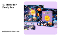 Early Learning 100 Piece Kids Jigsaw Enhances Concentration 3D Effect Jigsaw Improves Hand-Eye Coordination for Boys, Playtime, Home, School