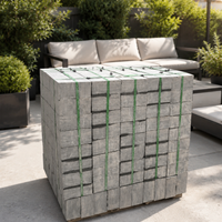 Patio Floor Tiles 60x30 cm, Robust Natural Stone Paving Stones for Outdoor Areas, Frost-Resistant & Easy to Care For, Grey Split