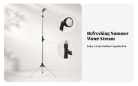 Adjustable Height Telescopic Shower Quick-Connect Tripod Shower Lightweight Aluminum for Garden, Pool