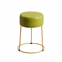 minimalist design Round Padded Stool adaptable Round Upholstered Ottoman Multifunctional Vanity Seat Non-Slip Feet for homeowners, Adults, Students, Entryway, Makeup Room, Bedroom, awayice
