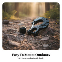 Heavy-Duty Cast Tow Hook G70 Alloy Steel Offvehicle Extraction Gear for UTV Use
