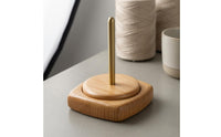 Yarn Spindle Holder Tangle Wooden Yarn Holder Easy Assembly Craft Tool for Knitters, Fiber Artists