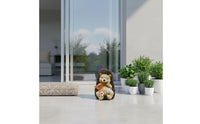Solar Hedgehog Light Resin Solar Hedgehog Statue Weather Resistant for Patio