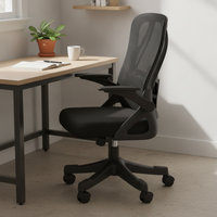 Ergonomic Office Chair with Adjustable Height and Lumbar Support, Swivel Desk Chair for Study and Work