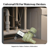 Water Inlet Solenoid Valve Pure Copper Coil Plastic Electric Water Valve