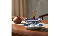 Umbrella Shaped Tea Strainer Chinese Chic Design Porcelain Loose Herb Filter