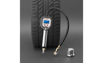 High Precision Tire Inflator Gauge 0.1 Resolution Car Tire Inflator LED Large Screen Inflation Easy to Use for Garage, Repair Shop