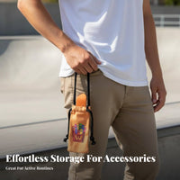 Fingerboard Storage Bag Dust-Resistant Finger Skateboard Bag Drawstring Closure Fingerboard Storage Pouch for Fingerboarders, Kids, School, Desk