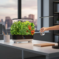 Smart Indoor Garden Water Circulation Pump Automated Garden Featuring Growth Light Automatic Timer Self Watering Grow Light Planter for Beginners