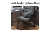 Reclining Lounger with Footrest High spine support Computer Chair Ergonomic Design