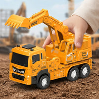 Forklift Toy, Construction Vehicle, Yellow, For Ages 4-6, Birthday Gift