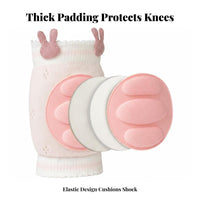 Safeguarding Baby Crawling Knee Pads Soft Cushi Single D Anti-Slip Knee Pads Breathable for Babies, Toddlers, Learning to Walk, Floor Play