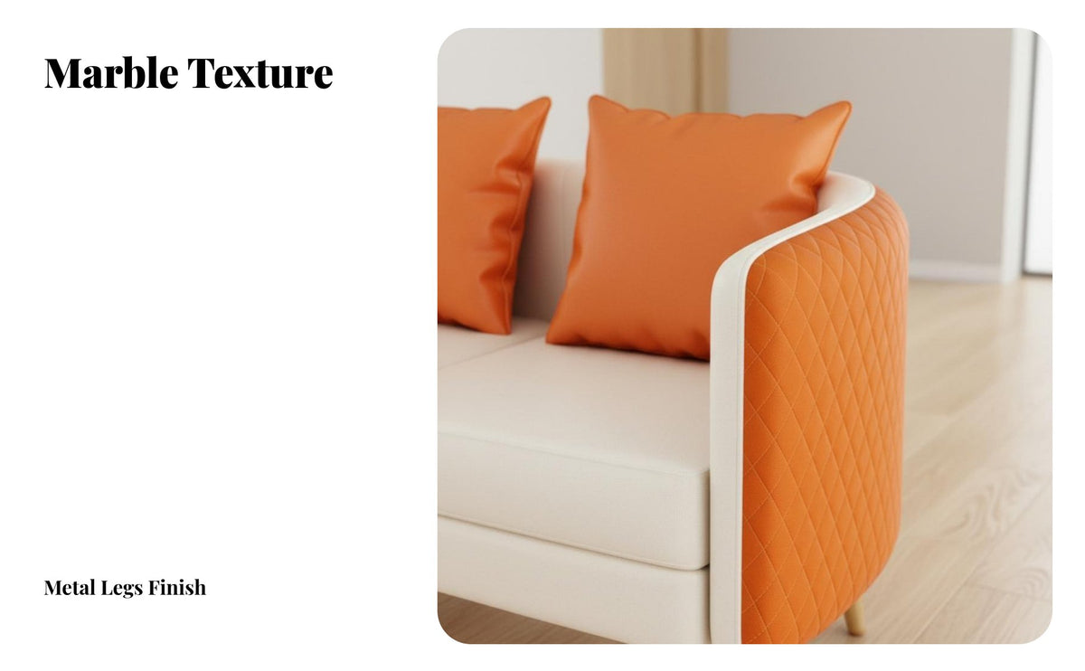 Minimalist Design Sofa and Coffee Table set Modern aesthetic 3-Seater Sofa long-lasting Upholstery Reception Seating firm-density Foam for Business Owners, Office Managers, Homeowners, Waiting Room, Lobby
