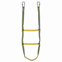 Hanging Boat Ladder Stitched Marine Boarding Ladder Metal Clips Water Gear for Inflatable Boats, Yachts, Watercraft