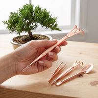 Mini Bonsai Rake and Trowel Set for Potted Plants