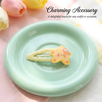 Starfish Duck Barrettes for Women, Handmade Design Accessories for Young Casual Styling Everyday Wear Gifts Set