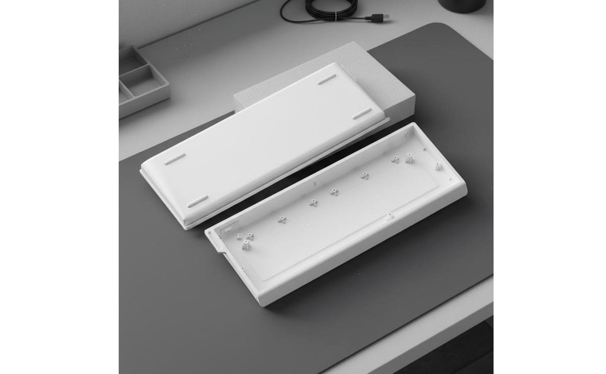 H60 Keyboard Frame CNC Machined 60% Keyboard Case Long-Lasting Construction Spray Coated Finish for Players, Gaming Setup