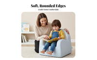 Comfortable Upholstery Upholstered Baby Sofa Sturdy Construction Upholstered child's Seat Long-Lasting Child s' Furniture Easy to Clean for Toddlers, Preschoolers, Reading Corner, Playroom, Living Room, Kindergarten