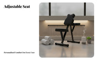 Folding Dermal Design Chair Breathable PU Leather Foldable Dermal Design Chair Firm-Density Foam Forward Leaning Ergonomic Stool for Estheticians