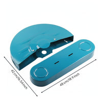 Steel Cutting Machine Guard Sturdy Metal Grinding Wheel Guard Quick Install Cut-off Equipment Cover for Metalworkers, Professionals, Factory