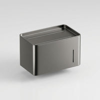 Toilet Wipes and Tissue Box Holder for Bathroom Organizer, Carbon Steel Toilet Tissue Roll Storage with Shelf Wall Mount, Oxidation Surface