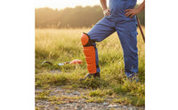 Hard-Shell Mowing Shin Guards Secure Fit Vegetation Eating Leg Protectors Defensive Trimmer Gaiters Segmented for Yard Work