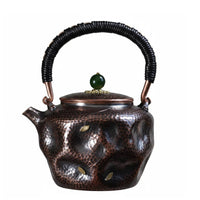 Hammered Copper Teapot Rust-Resistant Hammered Copper Kettle
