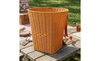 Basket Backpack Wicker Woven Backpack Basket Rustic for Foragers
