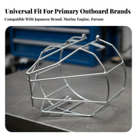 Outboard Engine Propeller Guard Thickened and Reinforced Propeller Safety Guard Stainless Steel Prop Enclosure Sturdy Duty