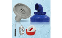 32 Mm Rotating Outlet Elbow Nozzle Angled Swimming Pool Nozzle Fitting Threaded Rotatable Pool Return Jet Plastic
