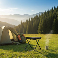 Foldable Aluminum Camping Stool Heavy Duty Lightweight Fishing Stool