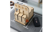 STEM Wireless Control Model Kit Buildable Parking Lock Model 3D Toy Laser-Cut for Children, Science Fair, Classroom