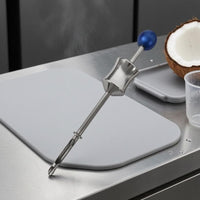Manual Coconut Tool Pointed Tip Stainless Steel Opener Ball Handle for Kitchen