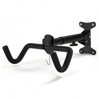 Space-Saving Bike Rack with Padded Hooks Scratch-Resistant Bike Wall Mount with Hook Anti-Slip Horizontal Cycle Wall Mount Heavy-Duty for Cyclists, Apartment, Garage