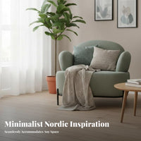 3 Pieces Upholstered Sofa and Loveseat Modern Minimalist & design Lounge Furniture Nordic Design Couch Combo for homeowners, Families, Cafe, Small areas